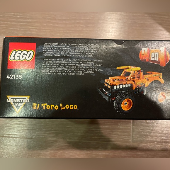 New Unopened Retired 42135 LEGO Technic Monster Jam El Toro Loco Monster Jam - Picture 3 of 5